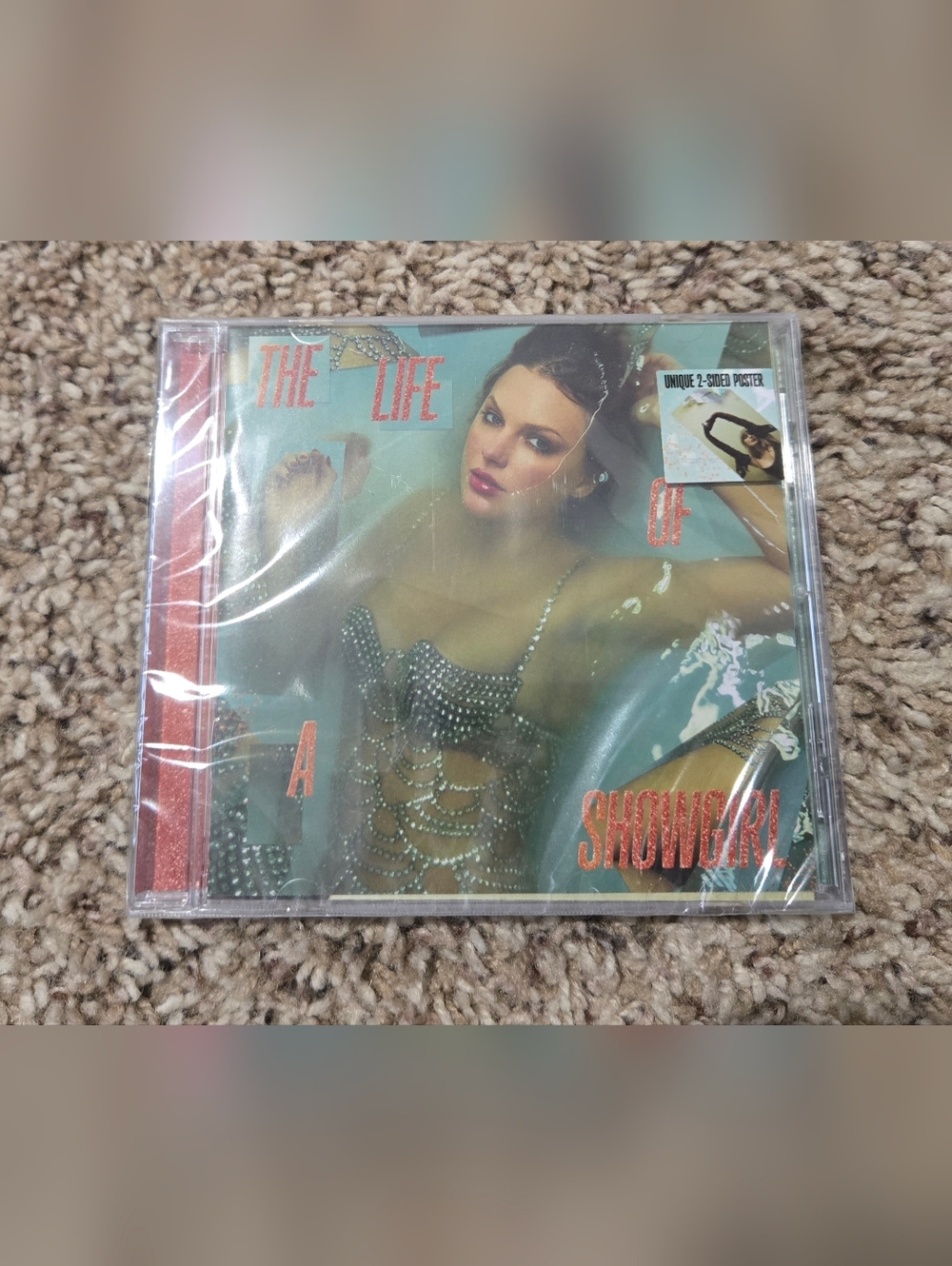 Taylor Swift - The Life of a Showgirl CD (Aqua Cover)